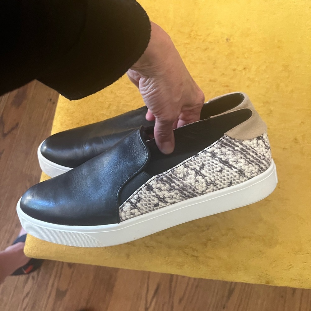 Leather Cole Haan slides worn twice